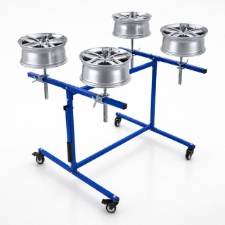 Mobilny stojak lakierniczy do felg BITUXX 4 felgi max 100kg