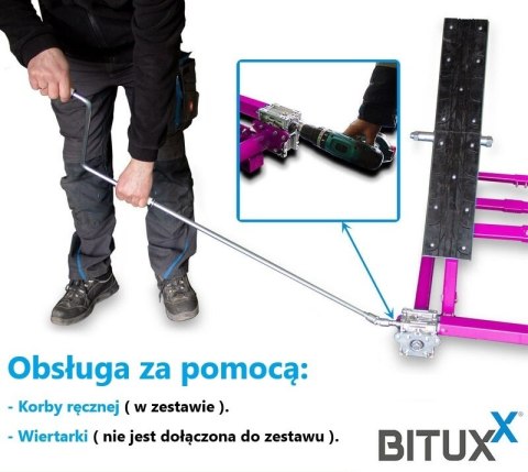 Podnośnik warsztatowy uchylny mobilny do 2000kg