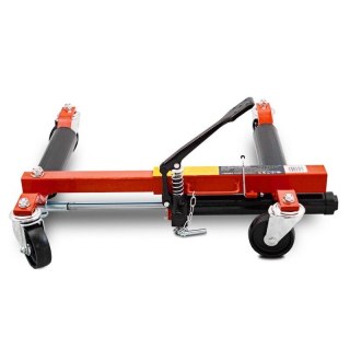 Wózek manewrowy hydrauliczny pod koła 1 sztuka czerwony